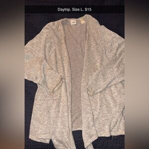 Daytrip Women's Light Gray Cardigan